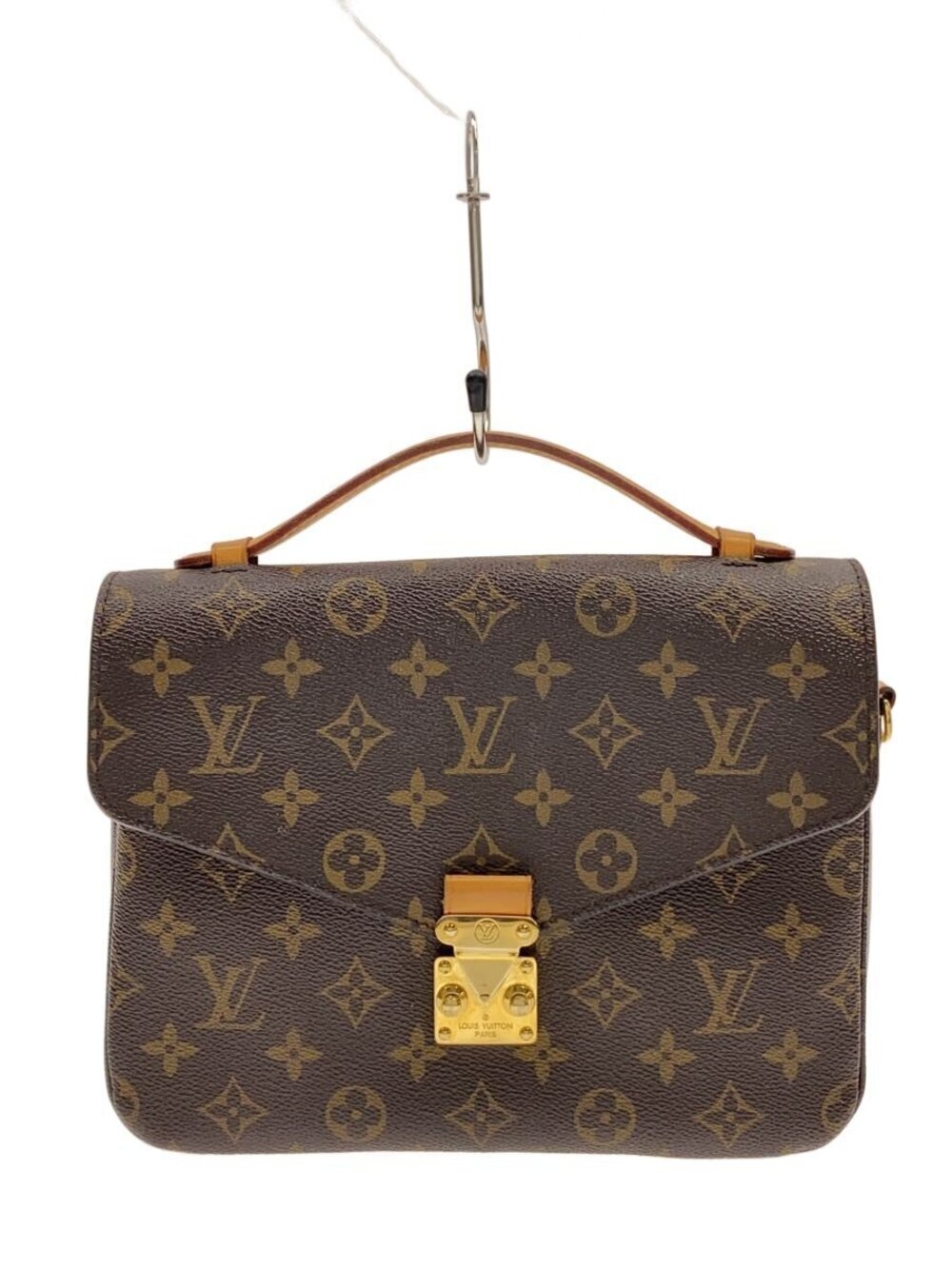 LOUIS VUITTON Pochette Metis Monogram Canvas Brown